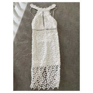 Bardot white laced dress